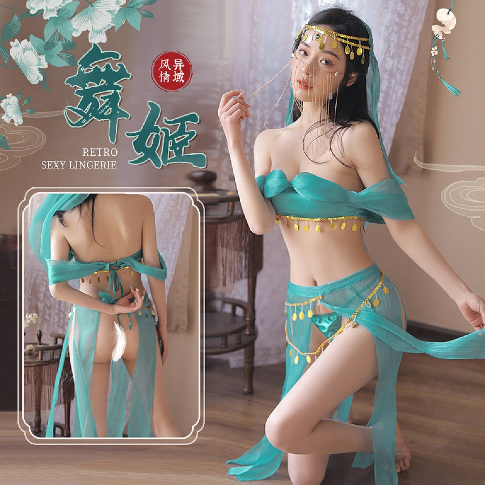 fei-mu-cos-western-style-dancing-girl-set-blue-green-16588a-2