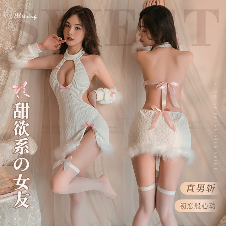 fei-mu-fluffy-sweetheart-bareback-lace-up-softwear-16588a-2