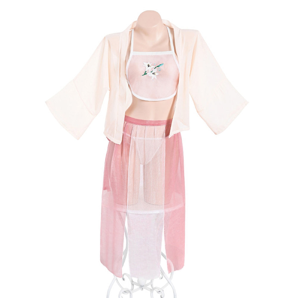 fei-mu-ancient-wind-lily-fairy-tied-skirt-set-pink-beige-white-16588a-5